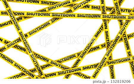 Shutdown Hazard Tape Shutdown Hazard Tape 132819206