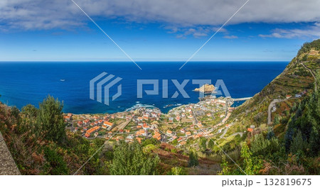 Stone stairs to the coast at Jardim do Mar Madeira 132819675