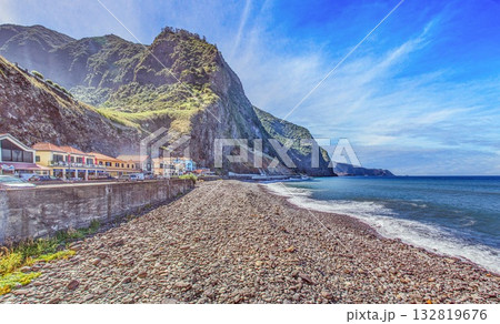Arched sea rock at Ribeira da Janela Madeira 132819676