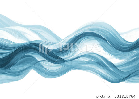 Flowing blue waves undulating gracefully, showcasing fluid movement and texture. Flowing blue waves undulating gracefully, showcasing fluid movement and texture. 132819764
