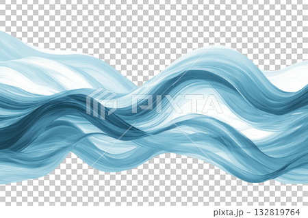 Flowing blue waves undulating gracefully, showcasing fluid movement and texture. Flowing blue waves undulating gracefully, showcasing fluid movement and texture. 132819764