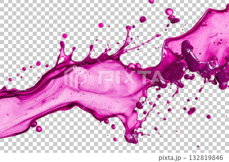 A vibrant splash of pink paint creates dynamic shapes and textures, conveying energy and creativity. A vibrant splash of pink paint creates dynamic shapes and textures, conveying energy and creativity. 132819846