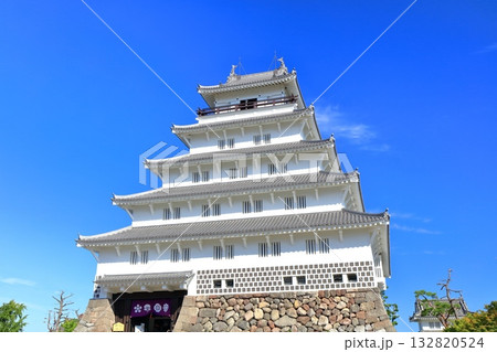 【長崎県】快晴の島原城天守閣 【長崎県】快晴の島原城天守閣 132820524