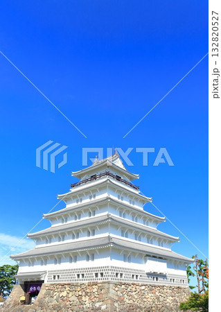 【長崎県】快晴の島原城天守閣 【長崎県】快晴の島原城天守閣 132820527