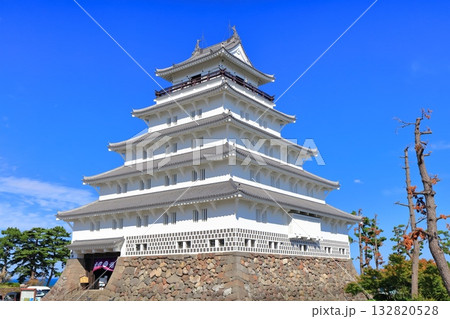 【長崎県】快晴の島原城天守閣 132820528