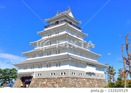 【長崎県】快晴の島原城天守閣 132820529