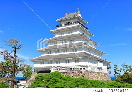 【長崎県】快晴の島原城天守閣 132820533