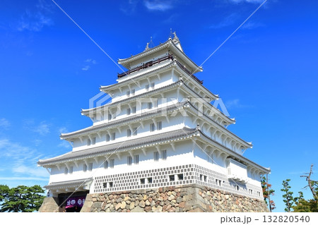 【長崎県】快晴の島原城天守閣 132820540