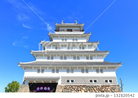 【長崎県】快晴の島原城天守閣 132820542