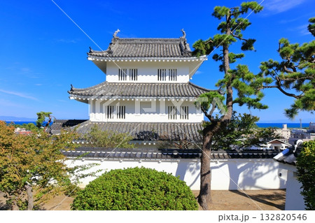 【長崎県】快晴の島原城の西望記念館 132820546