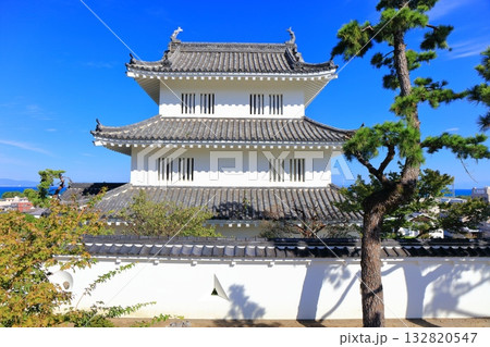 【長崎県】快晴の島原城の西望記念館 【長崎県】快晴の島原城の西望記念館 132820547