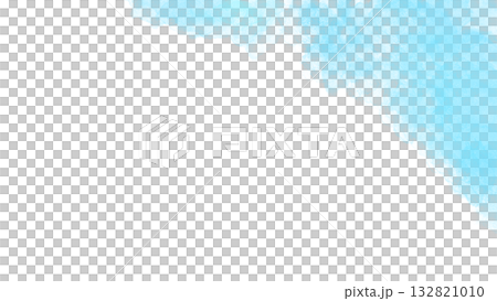 水色の水彩絵の具が優しく滲む背景イラスト 132821010