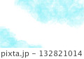 水色の水彩絵の具が淡く滲む背景イラスト 132821014