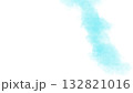 水色の水彩絵の具が淡く滲む青空のような背景イラスト 132821016