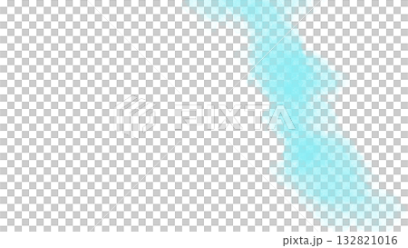 水色の水彩絵の具が淡く滲む青空のような背景イラスト 132821016