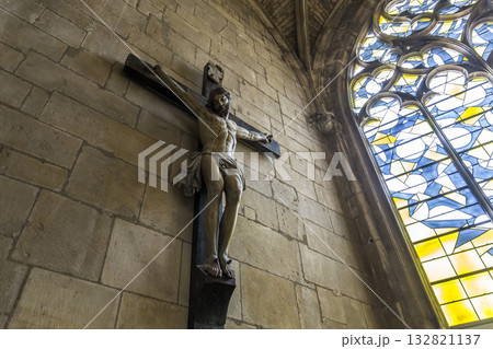 Cathedral saint-cyr-sainte-julitte, Nevers, France 132821137