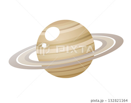 かわいい土星のイラスト 132821164