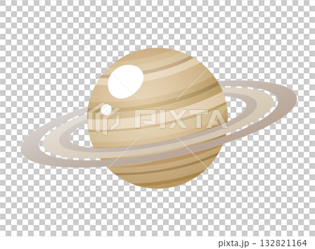 かわいい土星のイラスト 132821164