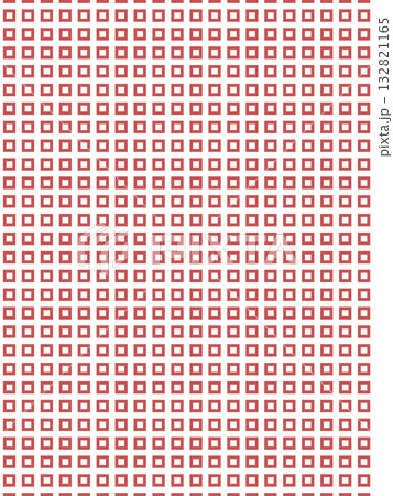 臙脂の四角の模様の背景 132821165