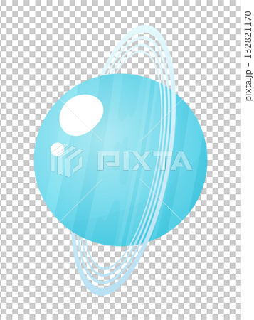 Cute Uranus illustration Cute Uranus illustration 132821170