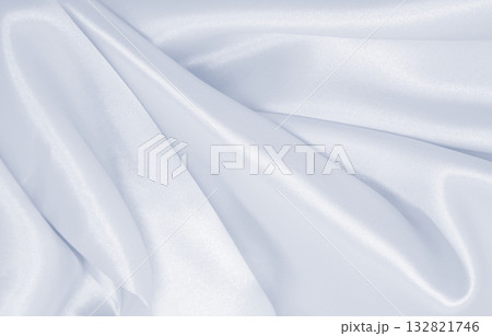 Smooth elegant grey silk or satin luxury cloth as wedding background. Luxurious background design 132821746