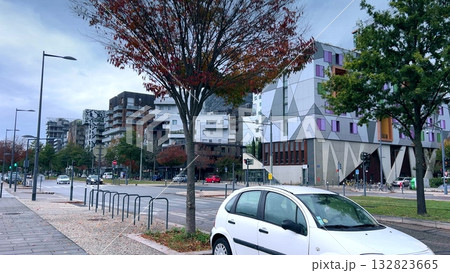 Modern Residential and Office Buildings in Europole District, Grenoble, France Modern Residential and Office Buildings in Europole District, Grenoble, France 132823665