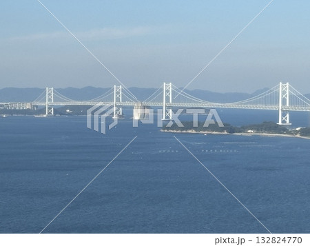 香川から見た瀬戸大橋 132824770