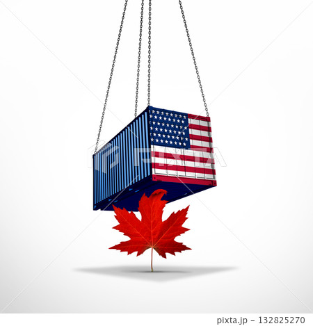 US Tariffs On Canada Pressure 132825270