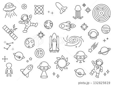 宇宙・天文　アイコンセット 132825619