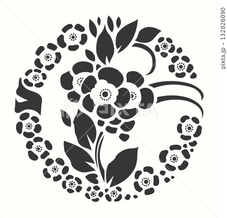 Decorative element. Vector. 132826090