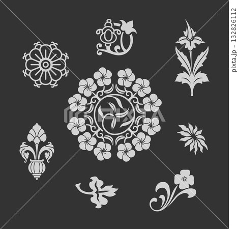 Decorative element. Vector. 132826112