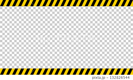 Danger warning image frame 16:9 size 132826544