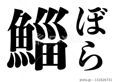 鯔 鰡 鮱 ぼら 鯔 鰡 鮱 ぼら 132826731