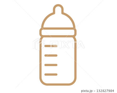 哺乳瓶のアイコン(授乳室のマーク) 哺乳瓶のアイコン(授乳室のマーク) 132827984