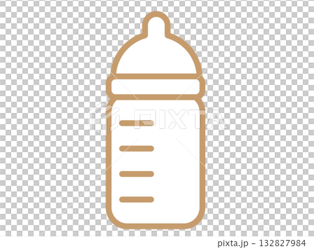 哺乳瓶のアイコン(授乳室のマーク) 哺乳瓶のアイコン(授乳室のマーク) 132827984