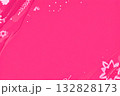 濃いピンクの背景と可愛い落書きのテクスチャー 132828173