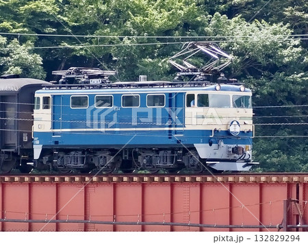 大井川鐵道 急行かわかぜ1号 富士ヘッドマーク 抜里駅〜川根温泉笹間渡駅 カット2 132829294