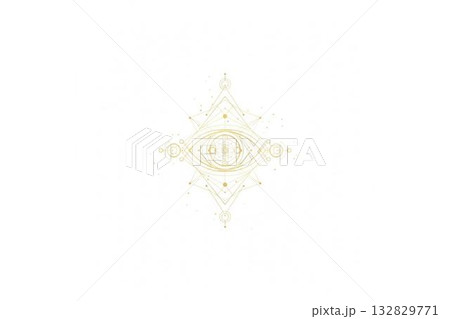 宇宙と意識をつなぐ第三の目 覚醒と内なる光のスピリチュアルアート 宇宙と意識をつなぐ第三の目 覚醒と内なる光のスピリチュアルアート 132829771