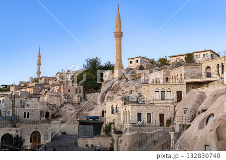 早朝のカッパドキアの洞窟ホテル 早朝のカッパドキアの洞窟ホテル 132830740