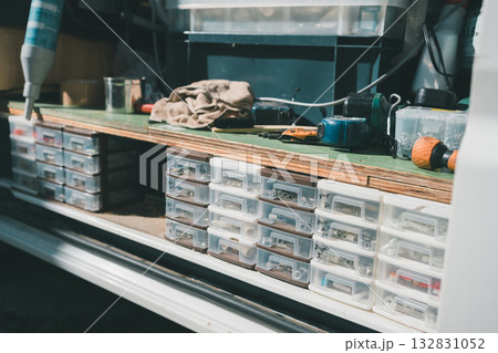 installation of an air conditioner installation of an air conditioner 132831052