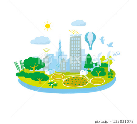 環境　街　イノベーション 132831078