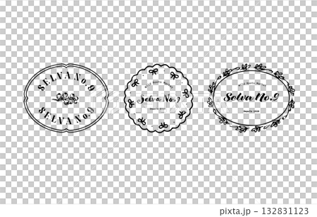 Simple handwritten logo label 132831123