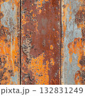 Photo of a seamless rusted brass texture, weathered look, deep rust patches 132831249