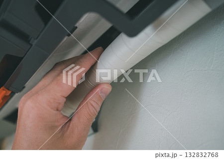 installation of an air conditioner installation of an air conditioner 132832768