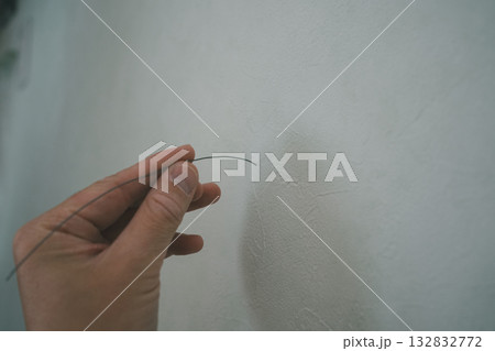 installation of an air conditioner 132832772
