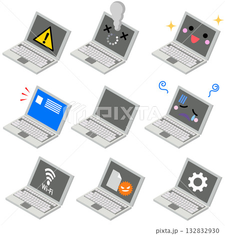 ノートPCの状態セット ノートPCの状態セット 132832930