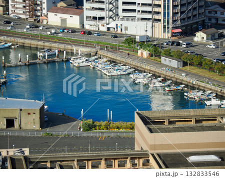 門司港レトロ展望台の風景 門司港レトロ展望台の風景 132833546