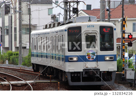 引退間際の東武亀戸線8000系電車（ワンマン：曳舟⇔亀戸） 132834216