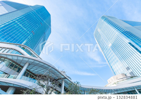 都市風景　大規模開発すすすむ高輪地区 132834881