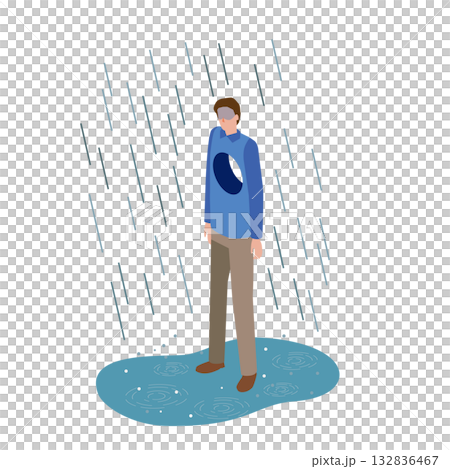 一個感到孤單的男人 132836467